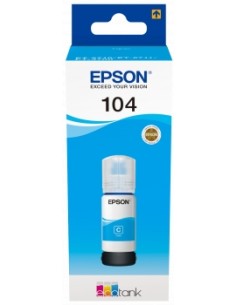 Epson 104 Cyan Botella de Tinta Original - C13T00P240