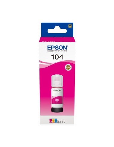 Epson 104 Magenta Botella de Tinta Original - C13T00P340