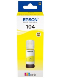 Epson 104 Amarillo Botella de Tinta Original - C13T00P440