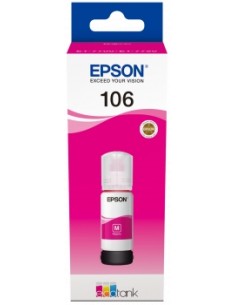 Epson 106 Magenta Botella de Tinta Original - C13T00R340