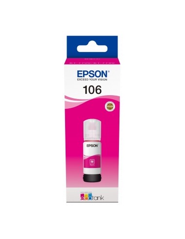 Epson 106 Magenta Botella de Tinta Original - C13T00R340