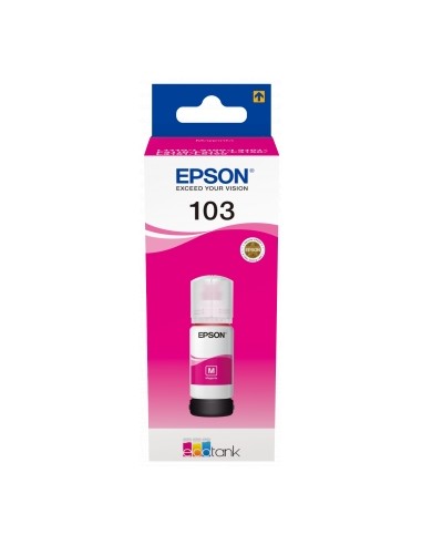 Epson 103 Magenta Botella de Tinta Original - C13T00S34A10