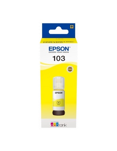 Epson 103 Amarillo Botella de Tinta Original - C13T00S44A10