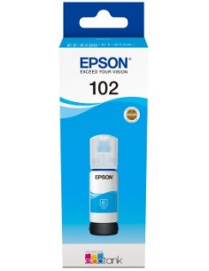 Epson 102 Cyan Botella de Tinta Original - C13T03R240