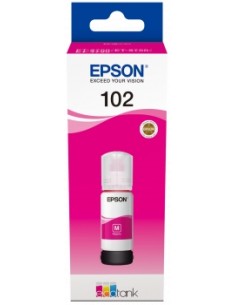 Epson 102 Magenta Botella de Tinta Original - C13T03R340