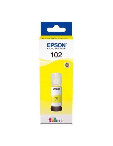 Epson 102 Amarillo Botella de Tinta Original - C13T03R440