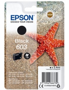 Epson 603 Negro Cartucho de Tinta Original - C13T03U14010