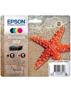 Epson 603 Pack de 4 Cartuchos de Tinta Originales -...