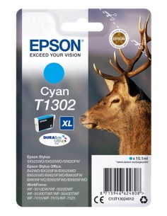 Epson T1302 Cyan Cartucho de Tinta Original - C13T13024012