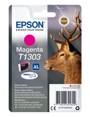 Epson T1303 Magenta Cartucho de Tinta Original - C13T13034012