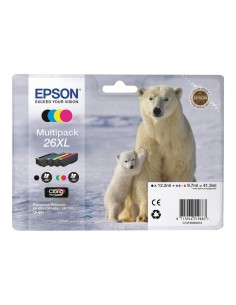 Epson T2636 (26XL) Pack de 4 Cartuchos de Tinta...