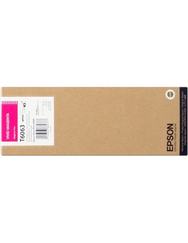 Epson T6063 Magenta Vivido Cartucho de Tinta Original - C13T606300