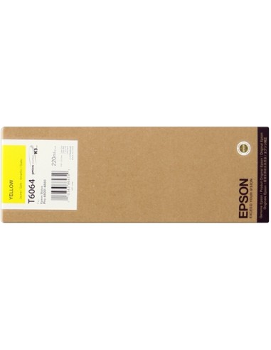 Epson T6064 Amarillo Cartucho de Tinta Original - C13T606400