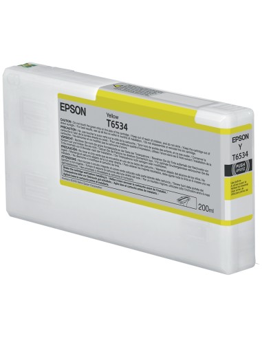 Epson T6534 Amarillo Cartucho de Tinta Original - C13T653400