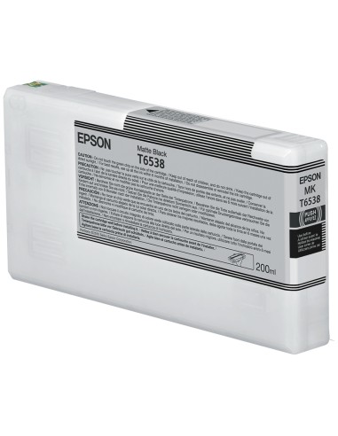 Epson T6538 Negro Mate Cartucho de Tinta Original - C13T653800