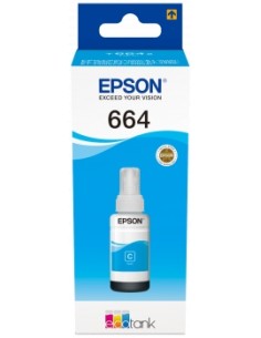 Epson T6642 Cyan Botella de Tinta Original - C13T664240