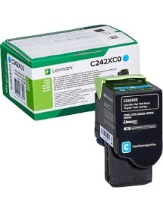 Lexmark C2425/C2535/MC2425/MC2535/MC2640 Cyan Cartucho de...