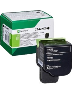 Lexmark C2425/C2535/MC2425/MC2535/MC2640 Negro Cartucho...