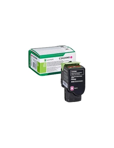 Lexmark C2425/C2535/MC2425/MC2535/MC2640 Magenta Cartucho de Toner Original - C242XM0