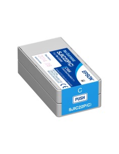 Epson SJIC22P Cyan Cartucho de Tinta Original -...