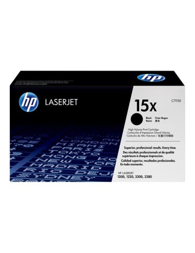 HP C7115X Negro Cartucho de Toner Original - 15X