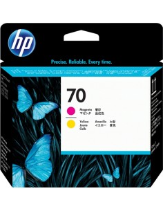 HP 70 Amarillo/Magenta Cabezal de Impresion Original -...