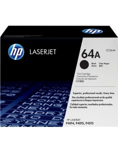 HP CC364A Negro Cartucho de Toner Original - 64A