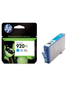 HP 920XL Cyan Cartucho de Tinta Original - CD972AE