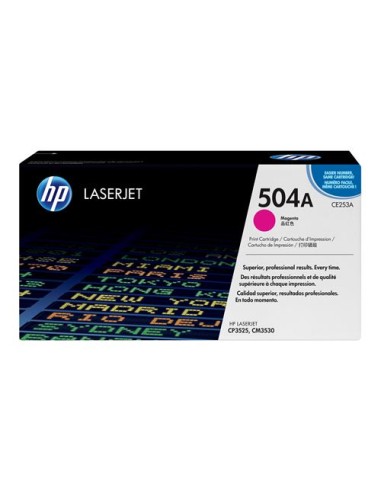 HP CE253A Magenta Cartucho de Toner Original - 504A