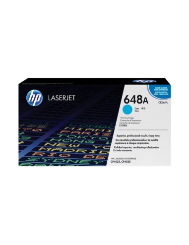 HP CE261A Cyan Cartucho de Toner Original - 648A