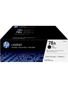 HP CE278A Negro Pack de 2 Cartuchos de Toner Originales -...