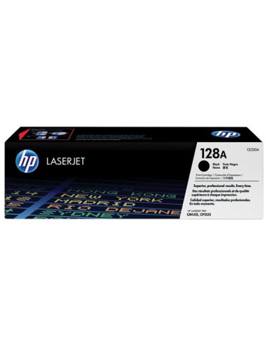 HP CE320A Negro Cartucho de Toner Original - 128A