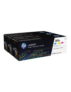 HP CE411A/CE412A/CE413A Pack de 3 Cartuchos de Toner...