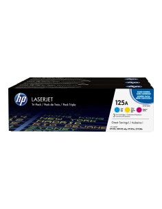 HP CB541A/CB542A/CB543A Pack de 3 Cartuchos de Toner...
