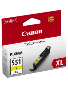 Canon CLI551XL Amarillo Cartucho de Tinta Original -...