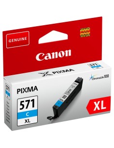 Canon CLI571XL Cyan Cartucho de Tinta Original - 0332C001