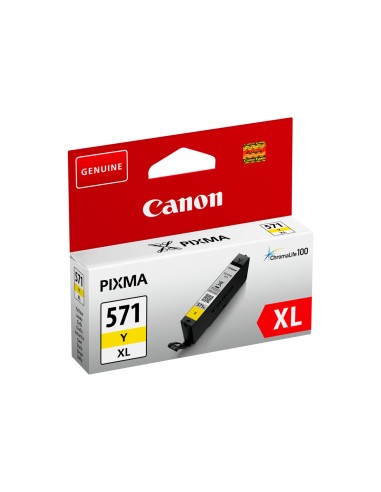 Canon CLI571XL Amarillo Cartucho de Tinta Original - 0334C001