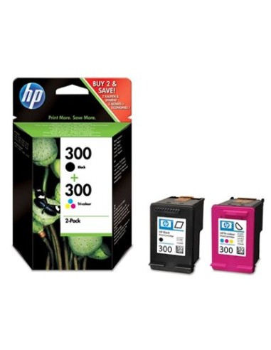 HP 300/901 Negro + Color Pack de 2 Cartuchos de Tinta Originales - CN637EE/SD519AE