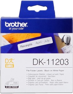 Brother DK11203 - Etiquetas Originales Precortadas para...