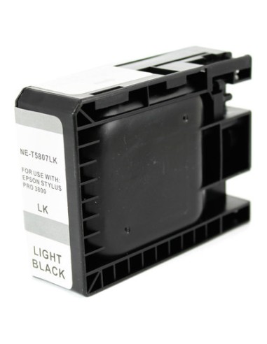 Epson T5807 Negro Light Cartucho de Tinta Pigmentada Generico - Reemplaza C13T580700