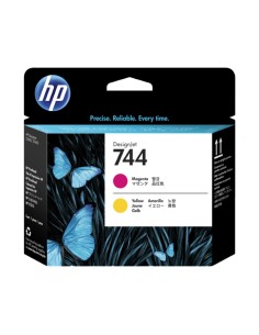 HP 744 Magenta/Amarillo Cabezal de Impresion Original -...