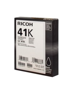 Ricoh GC41 Negro Cartucho de Gel Original - 405761