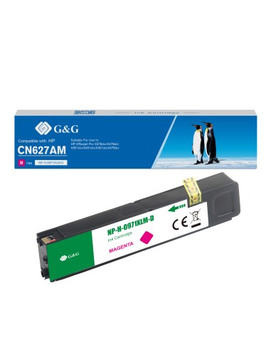 G&G HP 971XL Magenta Cartucho de Tinta...