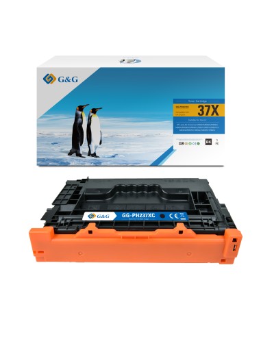 G&G HP CF237X Negro Cartucho de Toner Generico - Reemplaza 37X