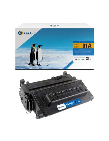 G&G HP CF281A Negro Cartucho de Toner Generico - Reemplaza 81A