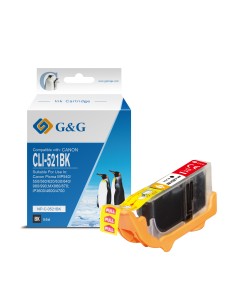 G&G Canon CLI521 Negro Cartucho de Tinta Generico -...