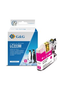G&G Brother LC223/LC221 Magenta Cartucho de Tinta...