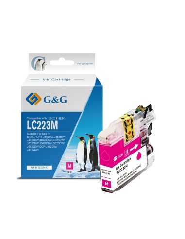G&G Brother LC223/LC221 Magenta Cartucho de...