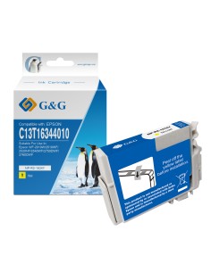 G&G Epson T1634/T1624 (16XL) Amarillo Cartucho de Tinta...