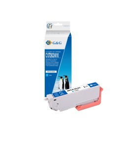 G&G Epson T2632/T2612 (26XL) Cyan Cartucho de Tinta...